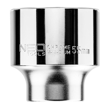 NEO TOOLS Dvanaesterokutna nasadna glava, 3/4", 55 mm